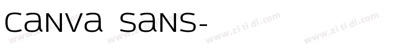 Canva Sans字体转换